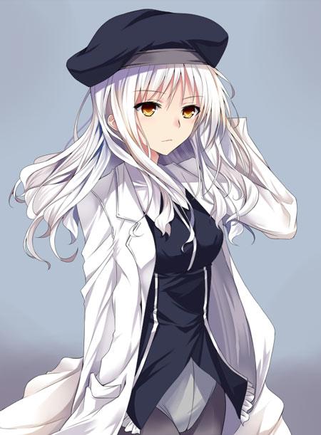 Fate白毛女卡蓮美圖-白發動漫美女卡蓮手機圖片